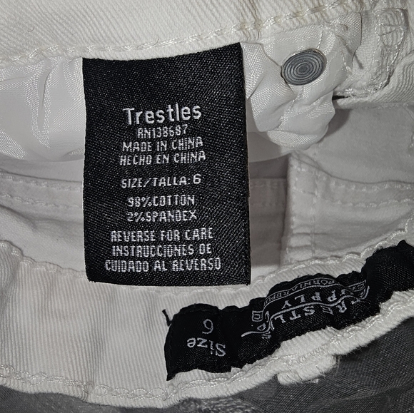 Trestles Supply Co. Paint splatter distressed pants kids size 6 - Picture 7 of 7